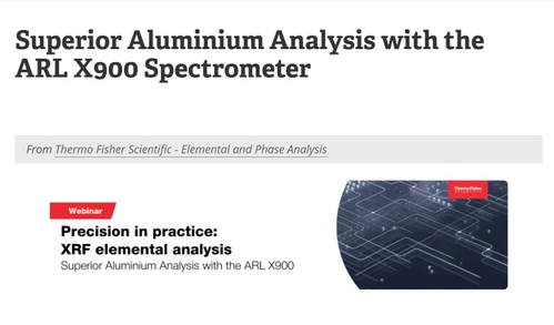 Superior Aluminium Analysis with the ARL X900 Spectrometer