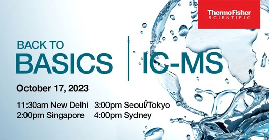 Back to Basics – IC-MS 