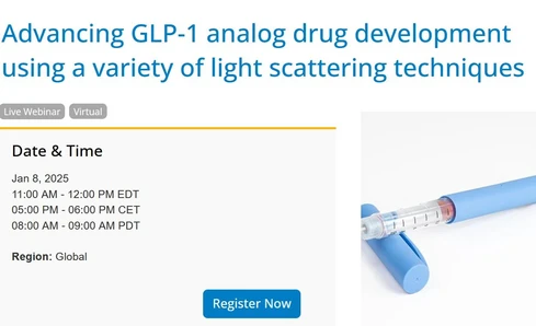 ​Advancing GLP-1 analog drug development using a variety of light scattering techniques​
