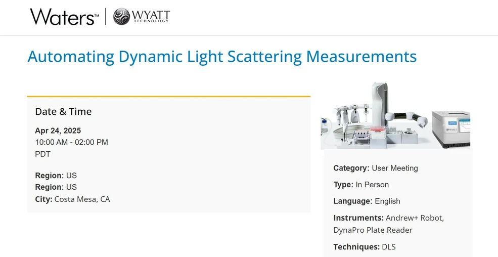 Automating Dynamic Light Scattering Measurements
