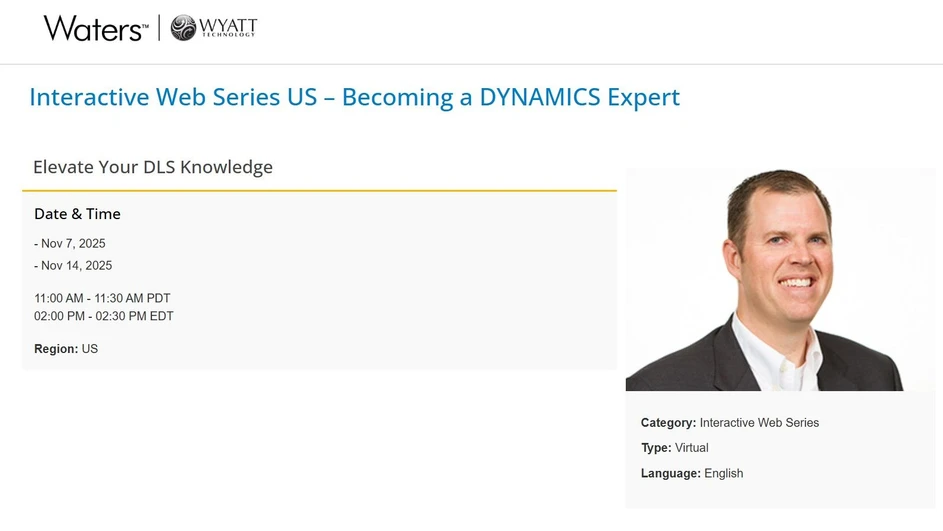 Waters Corporation: Becoming a DYNAMICS Expert
