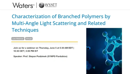Characterization of Branched Polymers by Multi-Angle Light Scattering and Related Techniques