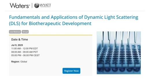Fundamentals and Applications of Dynamic Light Scattering (DLS) for Biotherapeutic Development