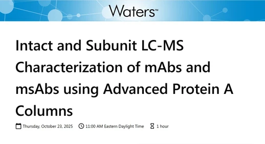 Intact and Subunit LC-MS Characterization of mAbs and msAbs using Advanced Protein A Columns