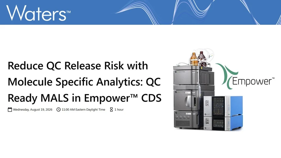 Waters Corporation: Reduce QC Release Risk with Molecule Specific Analytics: QC Ready MALS in Empower™ CDS