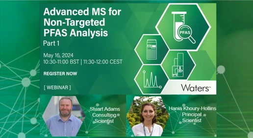LC developments and using Xevo G3 QTof for quantitation and screening of PFAS