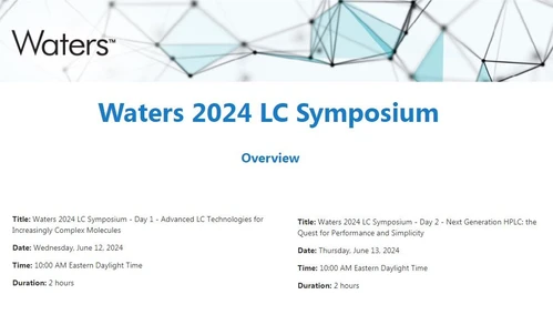Next Generation HPLC: the Quest for Performance and Simplicity