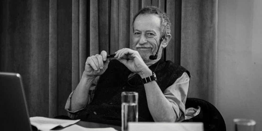<p>Universitas/Soňa Pokorná: Franco Moretti při pražské přednášce (únor 2020).</p>
