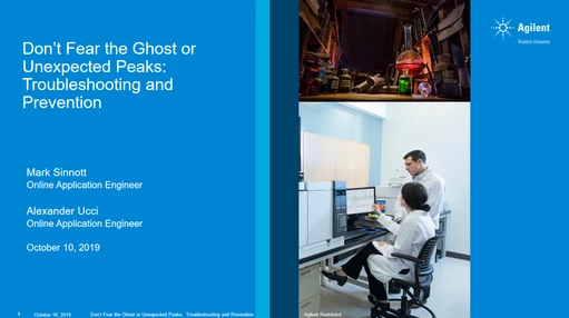 Don't Fear the Ghost or Unexpected Peaks: Troubleshooting and Prevention