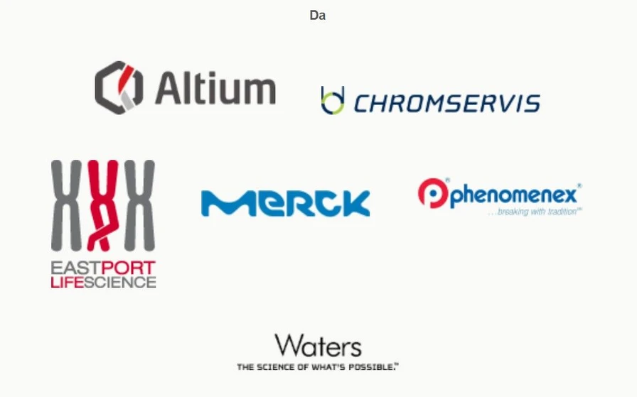 13th Conference of Czech Mass Spectrometry together with 11th Informal proteomic meeting: Sponsors Da