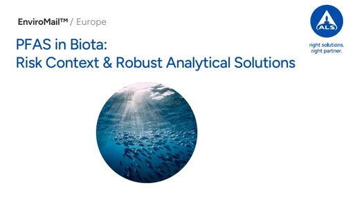 EnviroMail™30/Europe: PFAS in Biota: Risk Context & Robust Analytical Solutions
