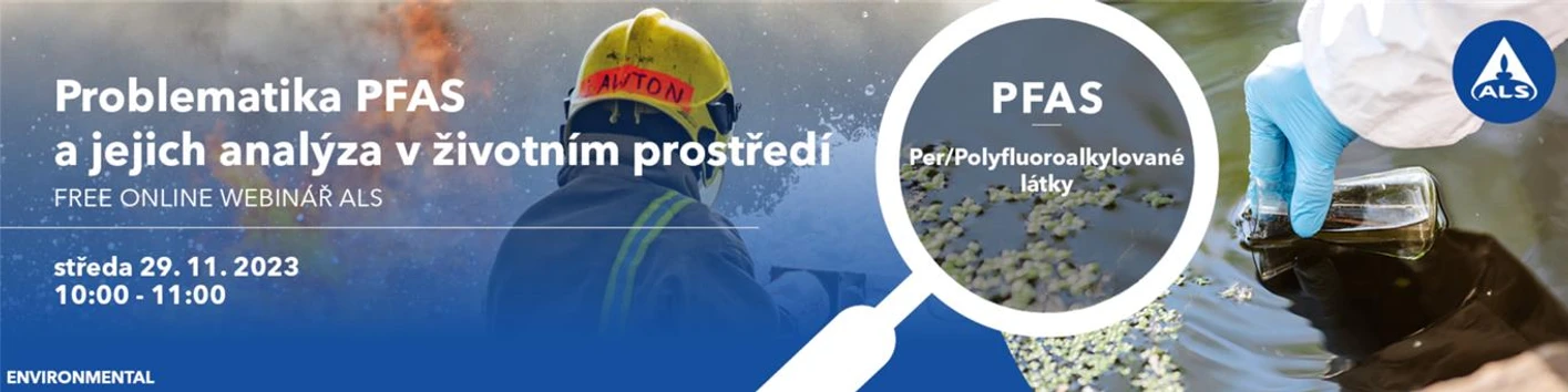 ALS: Webinář: Problematika PFAS a jejich analýza v životním prostředí (29.11.2023)