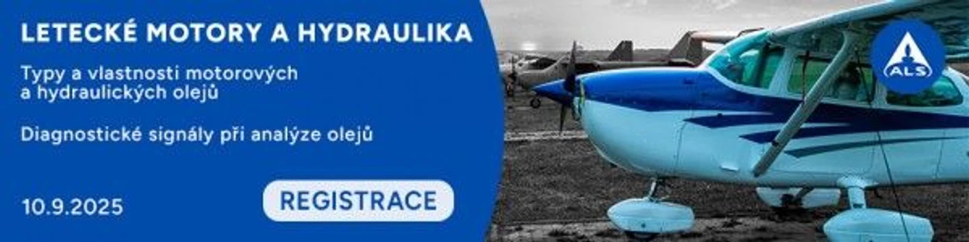 ALS Czech Republic: Podzimní kurz ALS Oil & Lubricants - Letecké motory a hydraulika