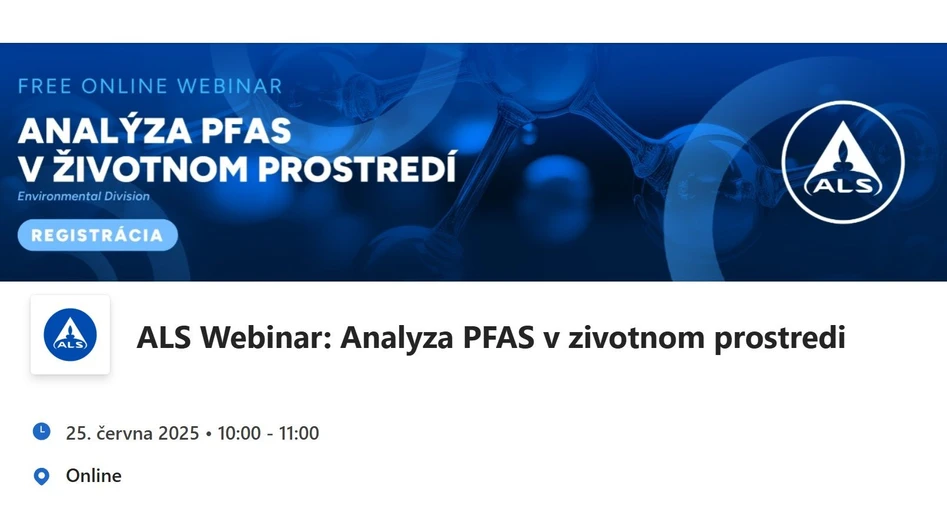 ALS Slovakia: Analýza PFAS v životnom prostredí