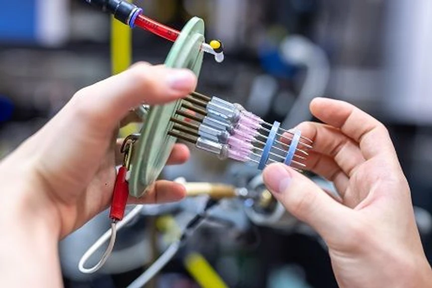 AVČR: Prototype of the device that Tomáš Čermák developed and tested at the Institute of Plasma Physics of the CAS.