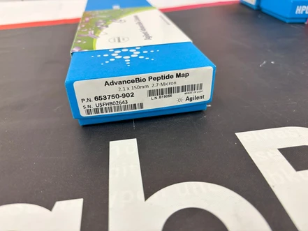 Agilent AdvanceBio Peptide Mapping 120Å, 2.1 x 150 mm, 2.7 µm HPLC column 653750-902 (New)