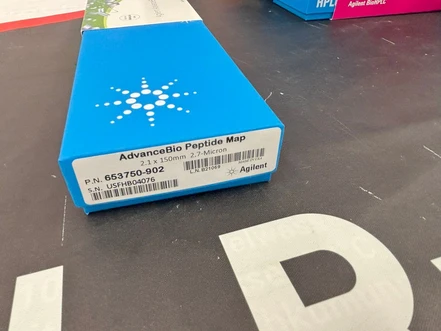Agilent AdvanceBio Peptide Mapping 120Å, 2.1 x 150 mm, 2.7 µm HPLC column 653750-902 (New)