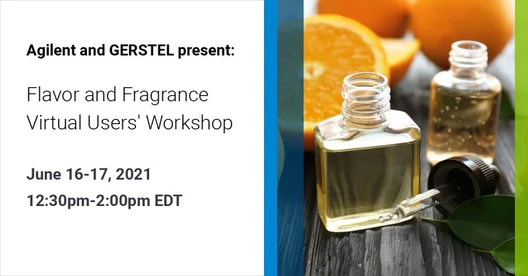 Flavor and Fragrance Virtual Users' Workshop: Day 2