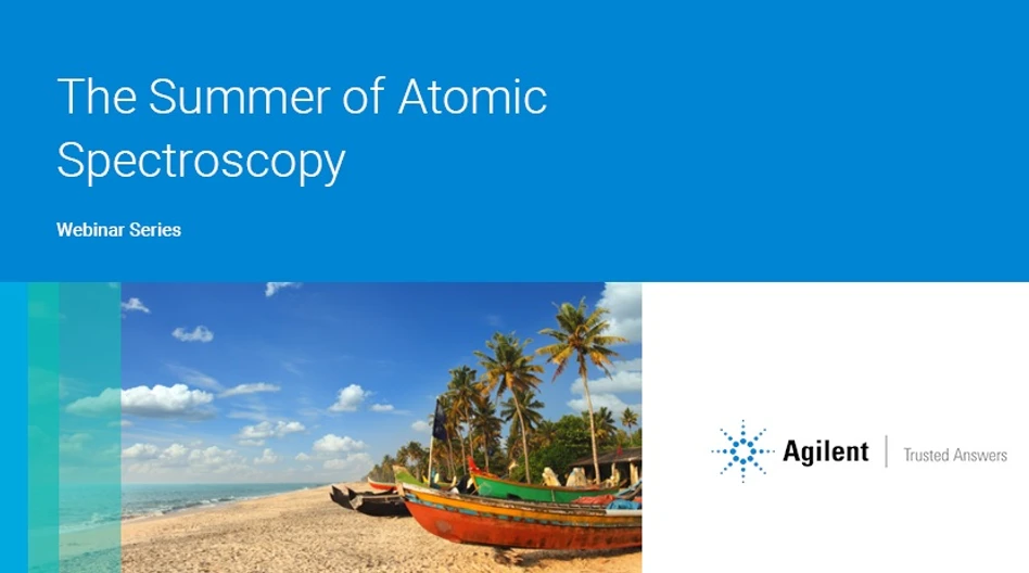 Agilent Technologies: Learn how to Confirm your Data on ICP-OES. Are you getting the Right Result? Are You Sure?