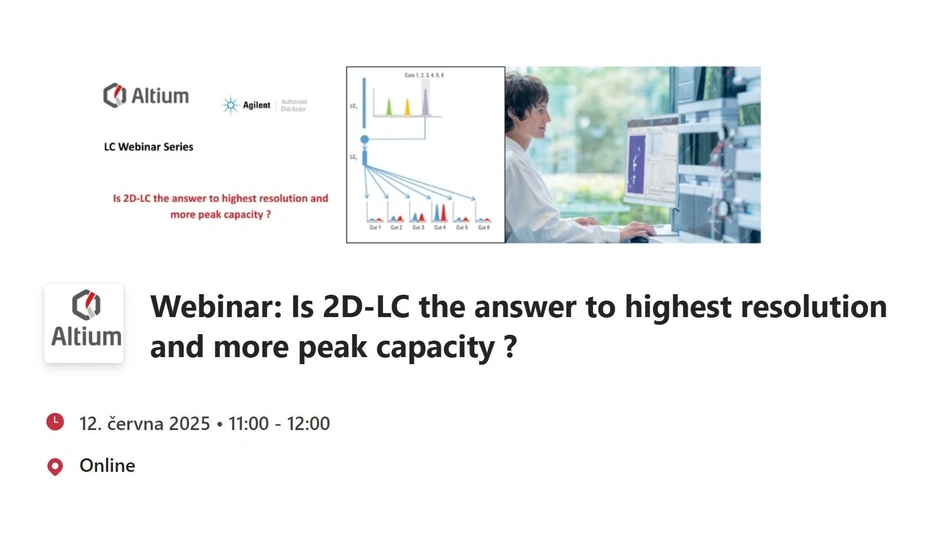 <p><strong>Altium International: </strong>Altium série webinářů - Webinar#5: Is 2D-LC the answer to highest resolution and more peak capacity?</p>