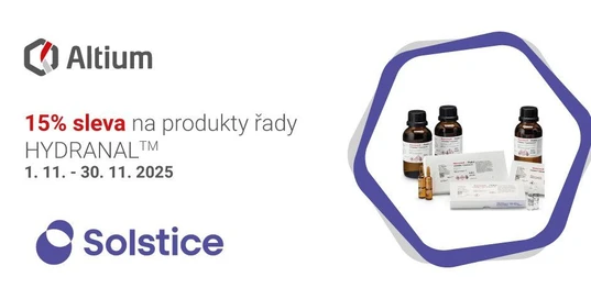 Využijte 15% slevu na produkty Hydranal u Altium International