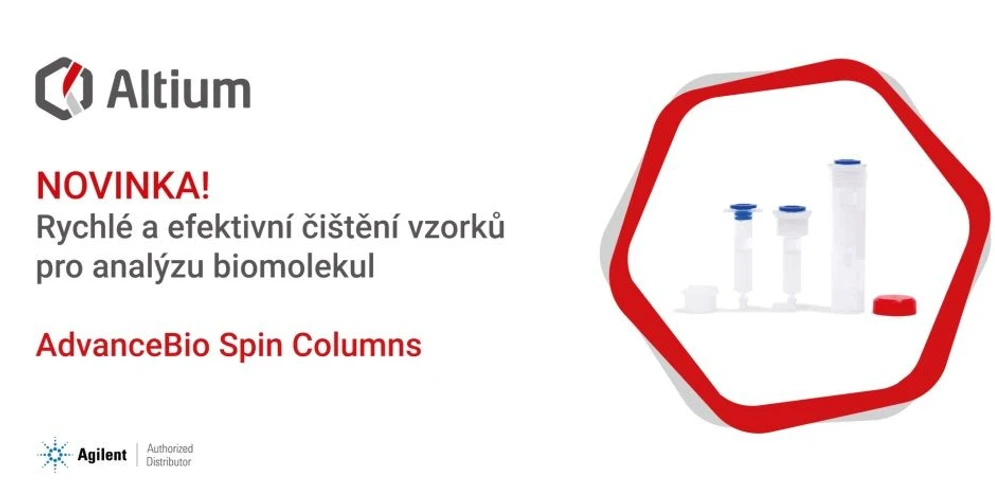 <ul>
<li><strong>Foto:</strong> Altium International: Rychlé a efektivní čištění vzorků pro analýzu biomolekul (AdvanceBio Spin Columns)</li>
</ul>
