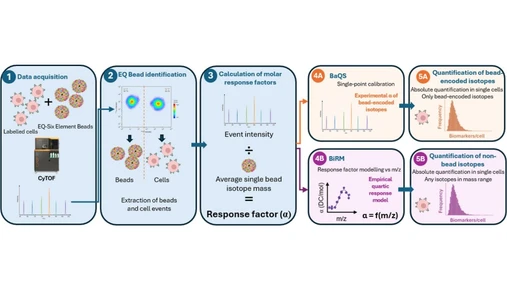 Quantitative Single-Cell Multielemental Analysis Using Metal-Loaded Microparticles: toward a Universal Quantification Workflow in Mass Cytometry