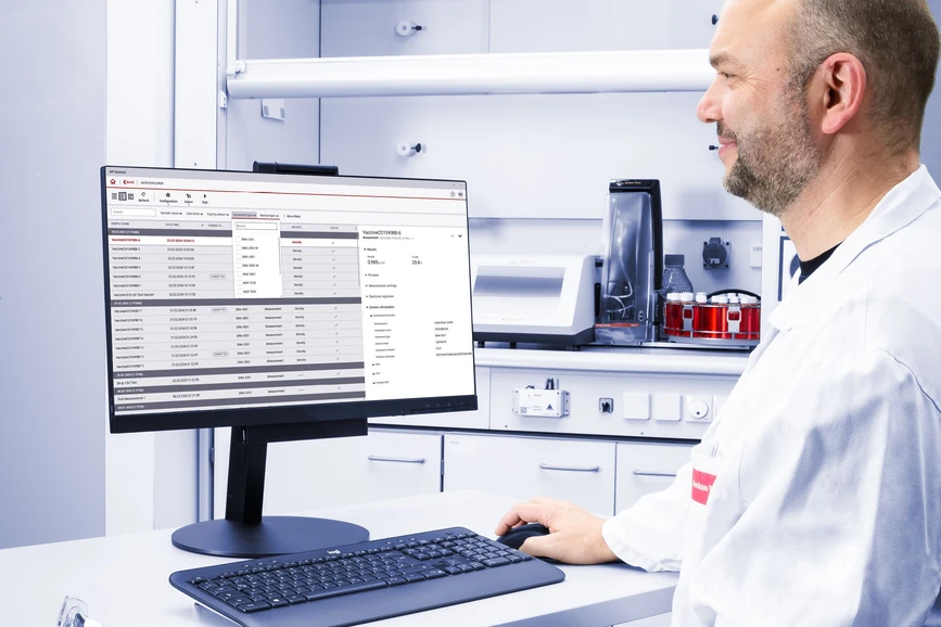 Anton Paar: AP Connect software pro řízení laboratoře.