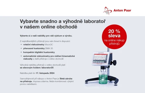 Vybavte snadno a výhodně laboratoř v Anton Paar online obchodě