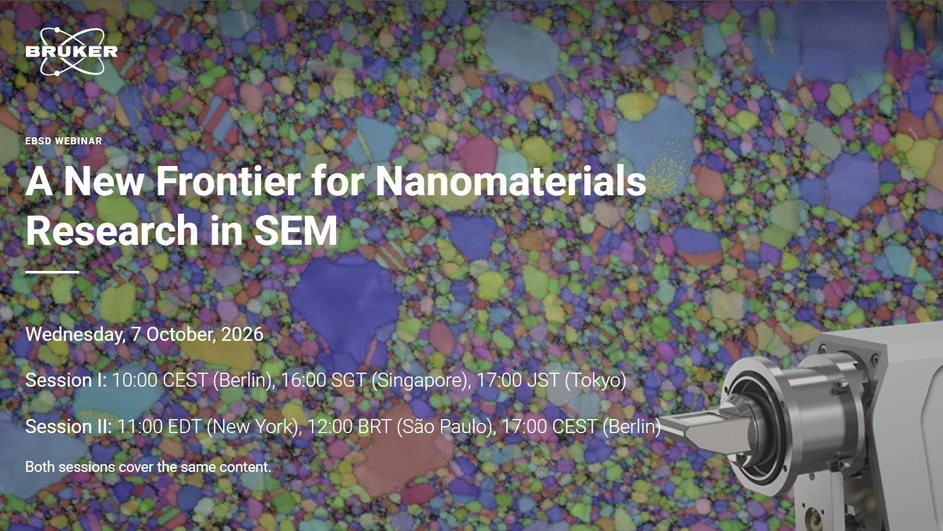 Bruker: A New Frontier for Nanomaterials Research in SEM