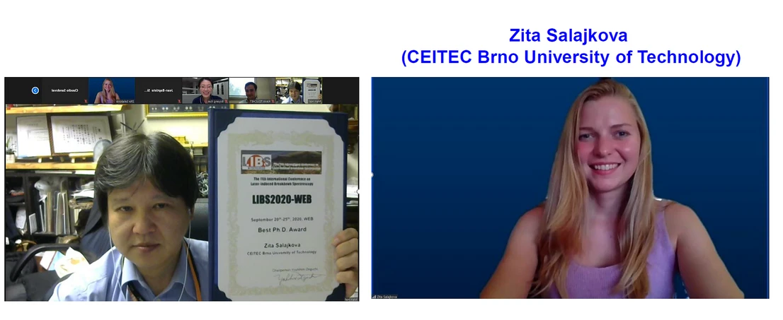 CEITEC/Zita Salajková: Předání ocenění se muselo uskutečnit virtuálně