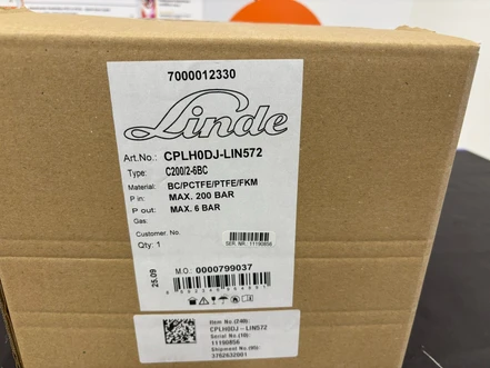 Linde dvoustupňový redukční ventil, CPLH0DJ-LIN572 (Nový)