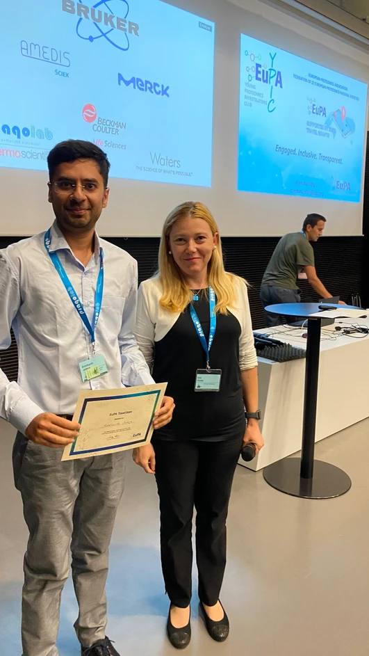 ČSHS: EuPA travel grants: Poster prize CEEPC/IPM/CMSC 2022 (Jadeja Siddharth a Eva Csosz)