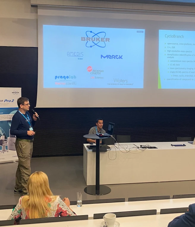 CSMS: Conference CEEPC-IPM-CMSC 2022: Quantification of small molecules in liquid chromatography/mass spectrometry datasets by CycloBranch (Jiří Novák)