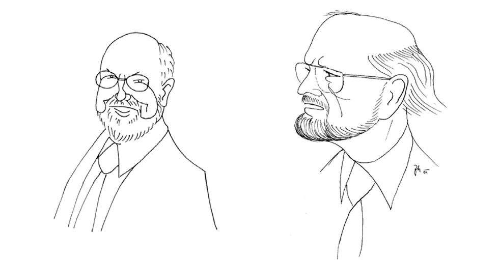 ČSHS/Zdeněk Herman: Michael Gross (USA) a Graham Cooks (USA)