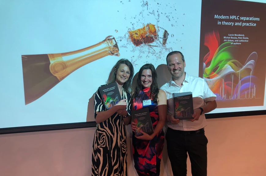 Czech Chromatographic School: Launch of the book: Modern HPLC separations in theory and practice, Author (Lucie Nováková) and Reviewers: Davy Guillarme, Deirdre Cabooter