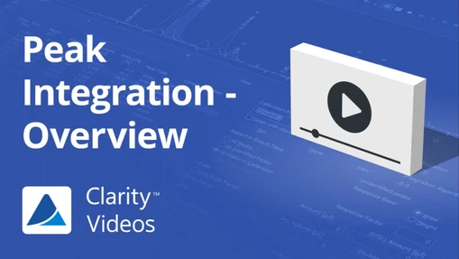 Basics of Chromatogram Integration in Clarity Chromatography Software