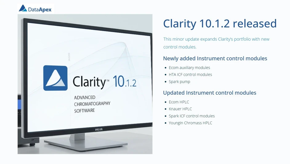 <p><strong>DataApex:</strong> DataApex Clarity verze 10.1.2 je nyní k dispozici!</p>