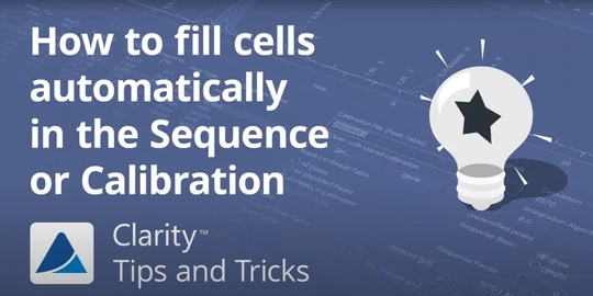 Efficient Table Population in Clarity Software: Using Fill Down and Fill Series Functions