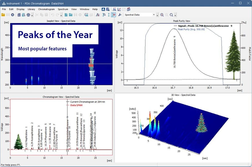 DataApex: Peaks of the Year - Most popular features