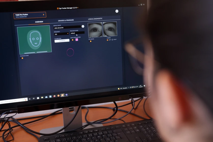 Forum UK/Hynek Glos: Martin Rusek: Zmapované oční pohyby - eye-tracking