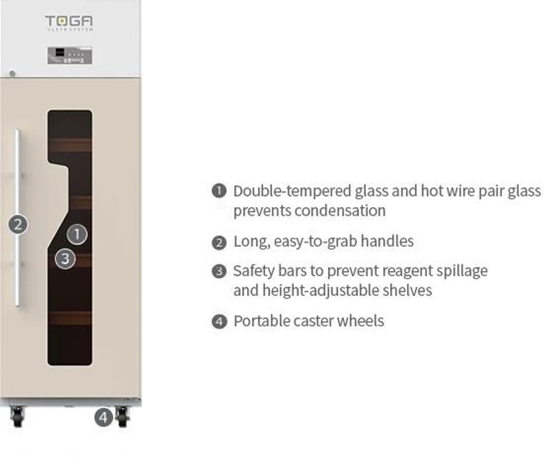 GT SCIEN TOGA Fridge – Completely Closed Laboratory Refrigerator