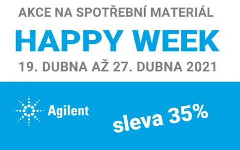 Agilent Happy Week - 35% sleva na produkty spotřebního materiálu Agilent