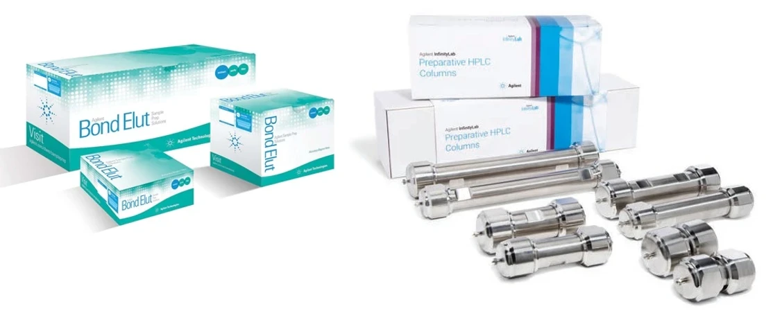 HPST: Agilent SPE kolonky Carbon S a preparativní kolony Agilent Poroshell