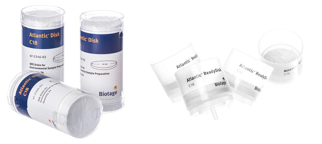 HPST: Klasické disky Atlanic Disks a disky umístěné ve speciálních držácích Atlanic ReadyDisks od společnosti Biotage