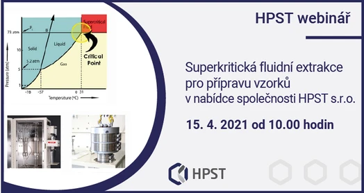 Superkritická fluidní extrakce pro přípravu vzorků v nabídce společnosti HPST s.r.o.