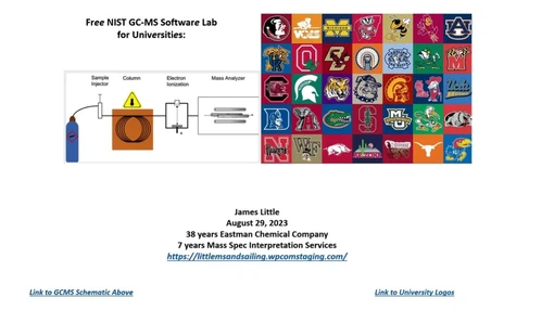 Zpracování GCMS NIST dat v bezplatné softwarové laboratoři pro univerzity: Část 1 - Velmi základní teorie GCMS analýz
