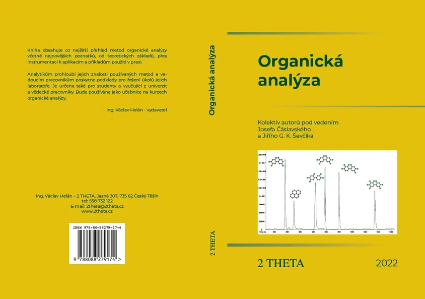 Nová kniha Organická analýza 2022