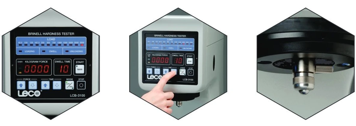 LECO LCB3100 Tvrdoměr Brinell se snímačem zatížení.