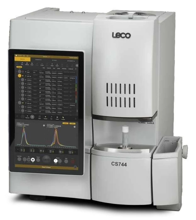 LECO: řada 744 - Analýza uhlíku a síry spalovací metodou